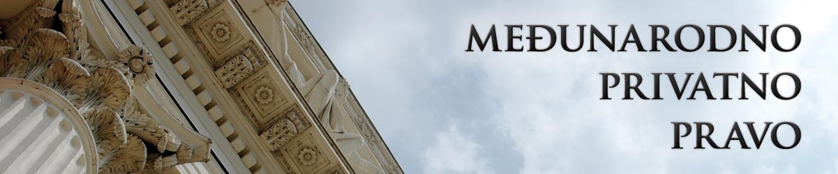 Međunarodno privatno pravo - Odvjetnica Danija Budimir
