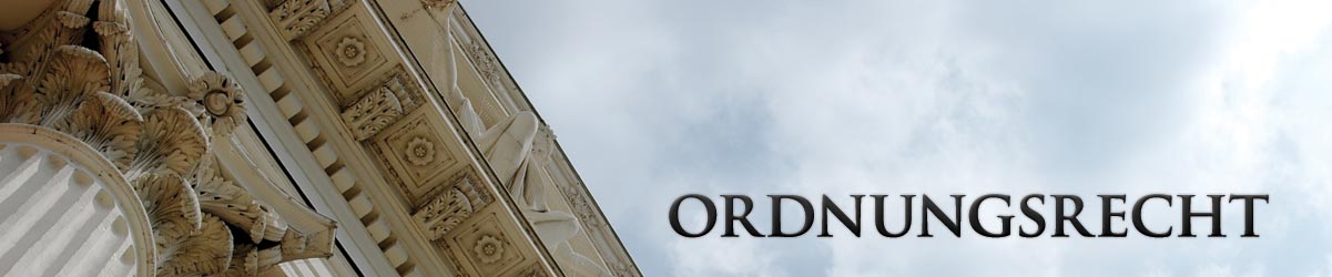 Ordnungsrecht