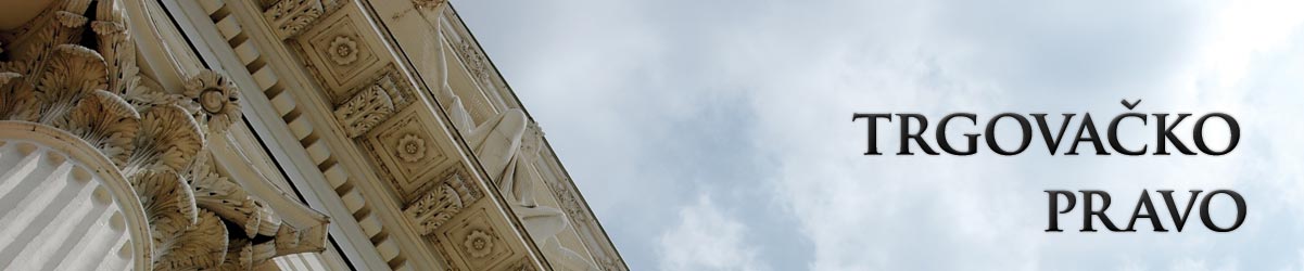 Trgovačko pravo - Odvjetnica Danija Budimir